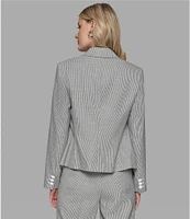 KARL LAGERFELD PARIS Pinstripe Blazer