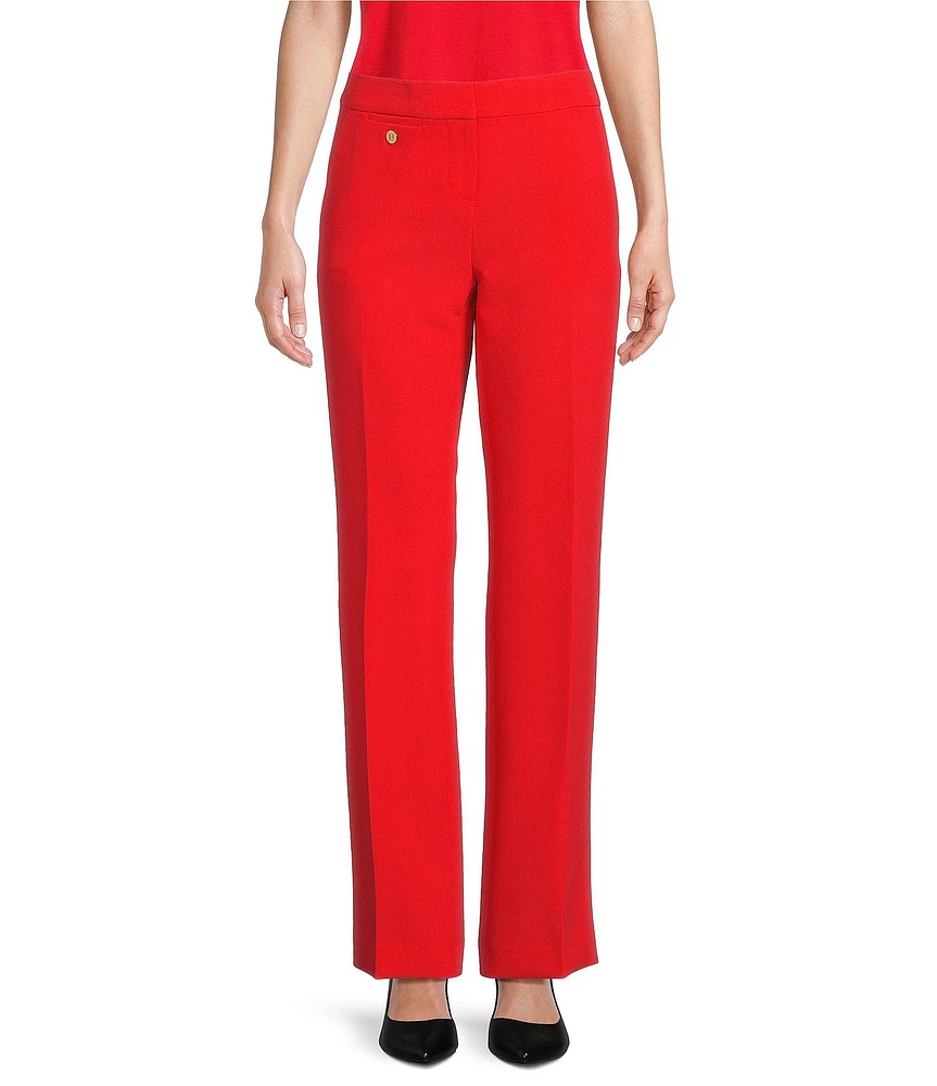 KARL LAGERFELD PARIS Polished Suiting Wide Leg Coin Pocket Pants