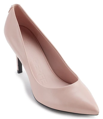 KARL LAGERFELD PARIS Royale Leather Pumps