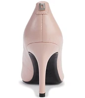 KARL LAGERFELD PARIS Royale Leather Pumps