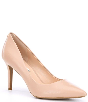 KARL LAGERFELD PARIS Royale Leather Stiletto Pumps