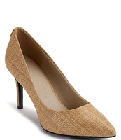 KARL LAGERFELD PARIS Royale Raffia Pumps