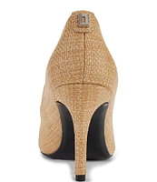 KARL LAGERFELD PARIS Royale Raffia Pumps