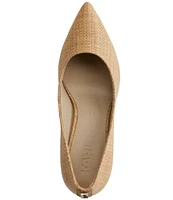 KARL LAGERFELD PARIS Royale Raffia Pumps