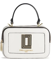 KARL LAGERFELD PARIS Simone Leather Crossbody Bag