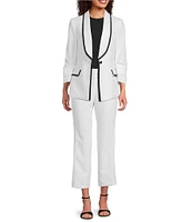 KARL LAGERFELD PARIS Straight Leg Full Length Pants