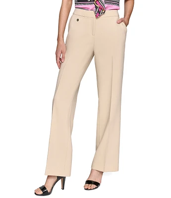 KARL LAGERFELD PARIS Straight Leg Trouser Pants