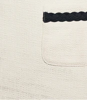 KARL LAGERFELD PARIS Tweed A-Line Skirt