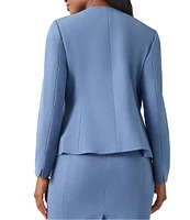 Kasper Crepe Long Sleeve Open Front Coordinating Jacket