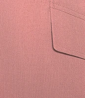 Kasper Crepe Notch Collar 1-Button Jacket