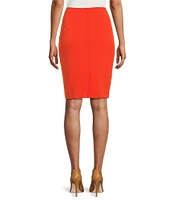 Kasper Crepe Slim Pencil Skirt