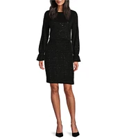 Kasper Embellished Pull-On Pencil Skirt