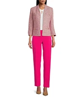 Kasper Extended Shoulder Scrunch Front Top