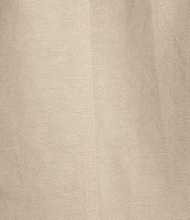 Kasper Linen Blend Notch Collar 3/4 Sleeve Open Seam Jacket