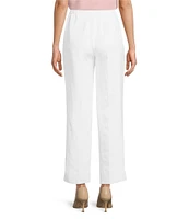 Kasper Linen Blend Straight Leg Pants
