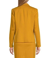 Kasper Notch Lapel Collar Long Sleeve Ponte Coordinating Blazer Jacket