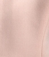 Kasper Petite Size Crepe 3/4 Sleeve Crepe Cardigan