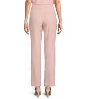 Kasper Petite Size Flat Front Slim Straight Pants