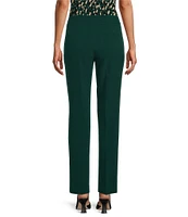 Kasper Petite Size Stretch Crepe Slim Pocket Pant