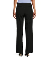 Kasper Petite Size Stretch Crepe Straight-Leg Pants