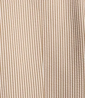 Kasper Plus Size Seersucker Notch Lapel 3/4 Roll-Tab Sleeve Coordinating Patch Pocket Jacket