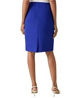 Kasper Stretch Crepe Pencil Skirt