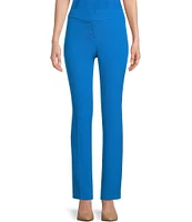 Kasper Stretch Crepe Side Pocket Slim Leg Pants