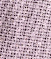 Kasper Tweed Open Front 3/4 Sleeve Jacket