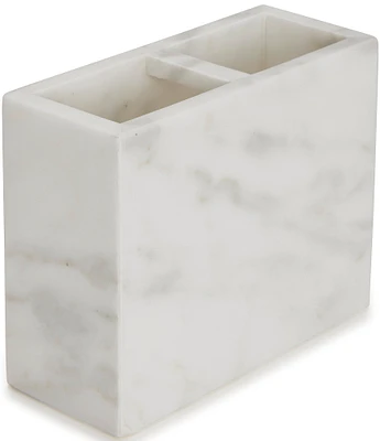 Kassatex Marmol Marble Toothbrush Holder