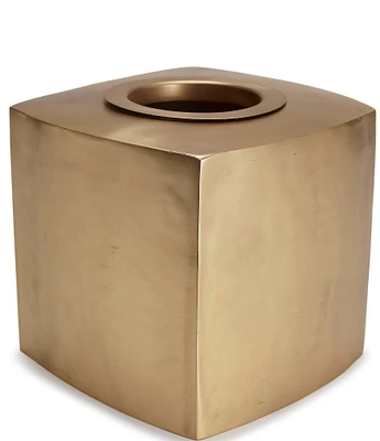 Kassatex Nile Hammered Brass Tissue Holder