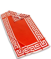 Kassatex Outdoor Colleciton Greek Key Frame Reversible Beach Towel