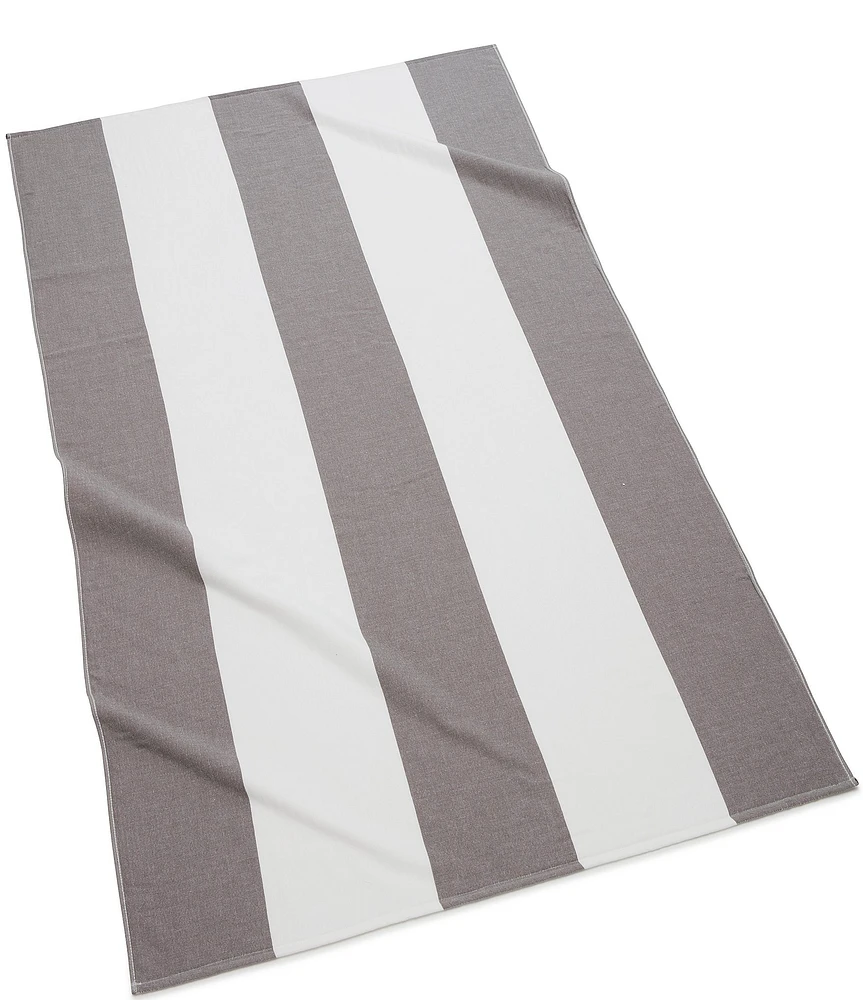 Kassatex Outdoor Collection Block Stripe Cotton Beach Towel