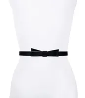 kate spade new york .75#double; Leather Bow Belt