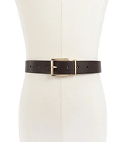 kate spade new york 1.25#double; Snake Embossed Reversible Leather Belt