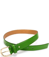 kate spade new york 1.3#double; Feather Edge Leather Belt