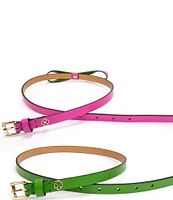 kate spade new york 2-for-1 Leather Belt Set