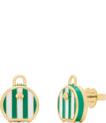 kate spade new york Away We Go Suitcase Stud Earrings