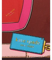 kate spade new york Bag Print Silk Square Scarf