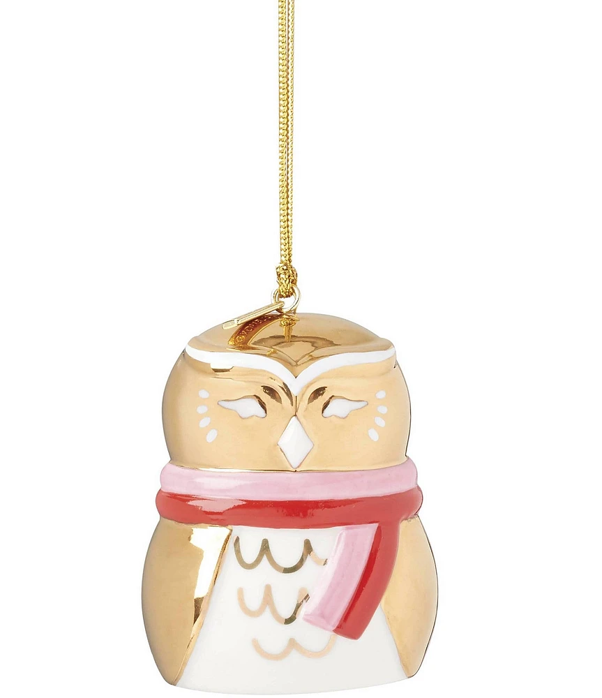 kate spade new york Be Jolly Owl Ornament