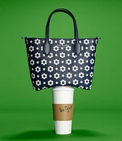 kate spade new york Bleecker Daisy Dot Printed PVC Medium Crossbody Tote Bag