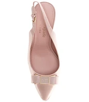 kate spade new york Bowdie Bow Leather Slingback Pumps