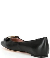 kate spade new york Bowdie Leather Ballet Flats