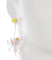 kate spade new york Bright Orchid Statement Drop Earrings
