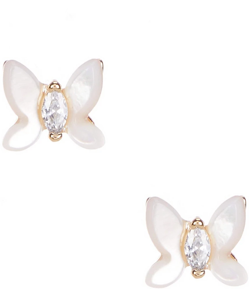 kate spade new york Butterfly Crystal Mini Stud Earrings