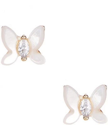 kate spade new york Butterfly Crystal Mini Stud Earrings