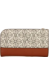 kate spade new york Coated Canvas Small Slim Bifold Wallet