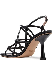 kate spade new york Coco Leather Knotted Dress Sandals