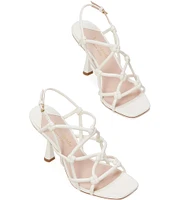 kate spade new york Coco Leather Knotted Dress Sandals