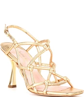 kate spade new york Coco Leather Knotted Dress Sandals