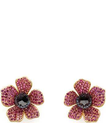 kate spade new york Crystal Poppy Power Stud Earrings